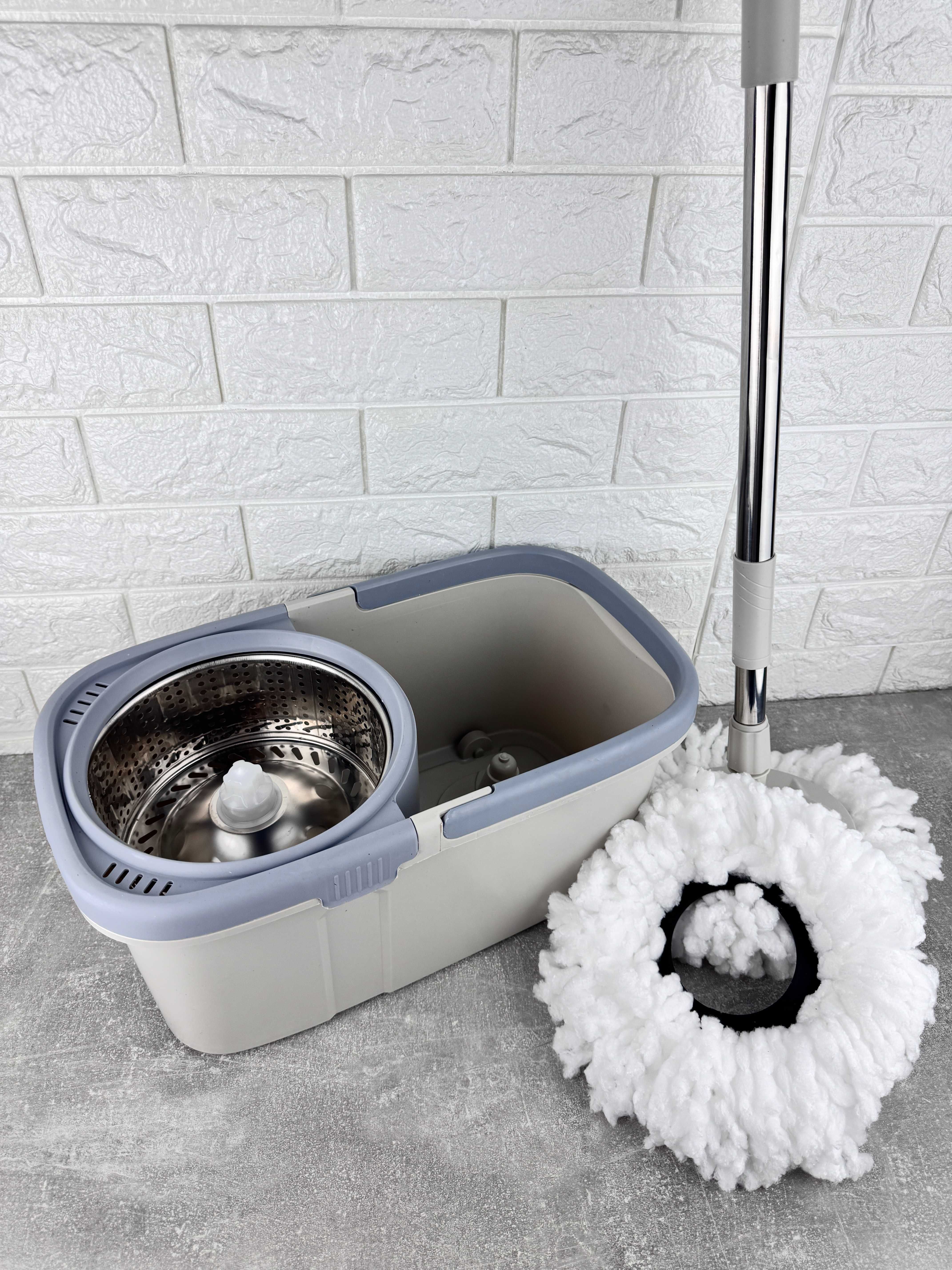 АКЦІЯ Швабра лентяйка з відром , ведром отжимом - центрифугой easy mop