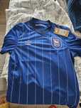 Oryginalna niebieska koszulka piłkarska Ipswich Town (Umbro r.M)