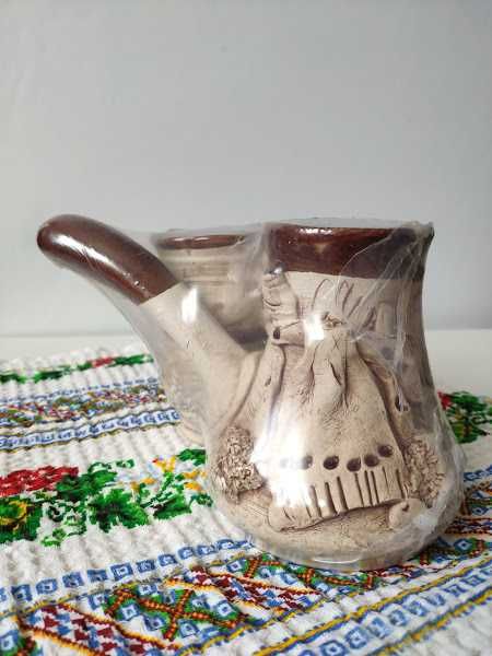 Словянська кераміка набір набір турка і чашки для кави єко посуд