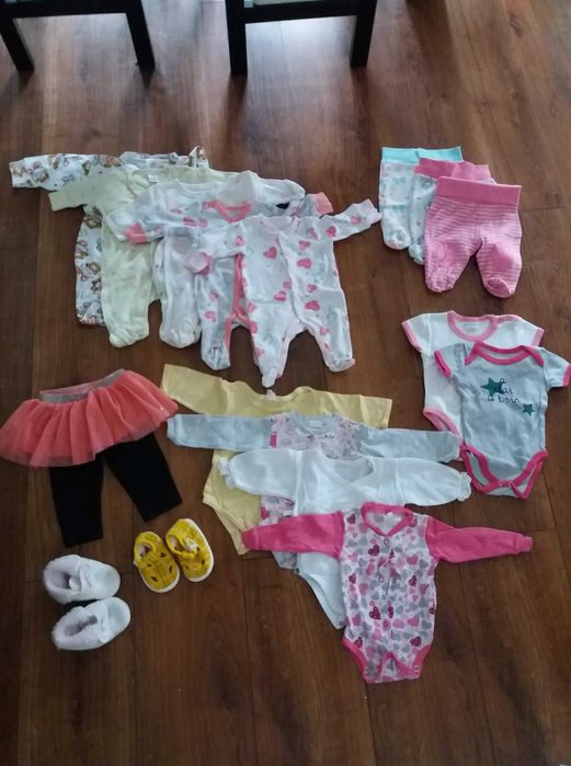 Paczka ubranek dla dziewczynki rozmiar  56-86