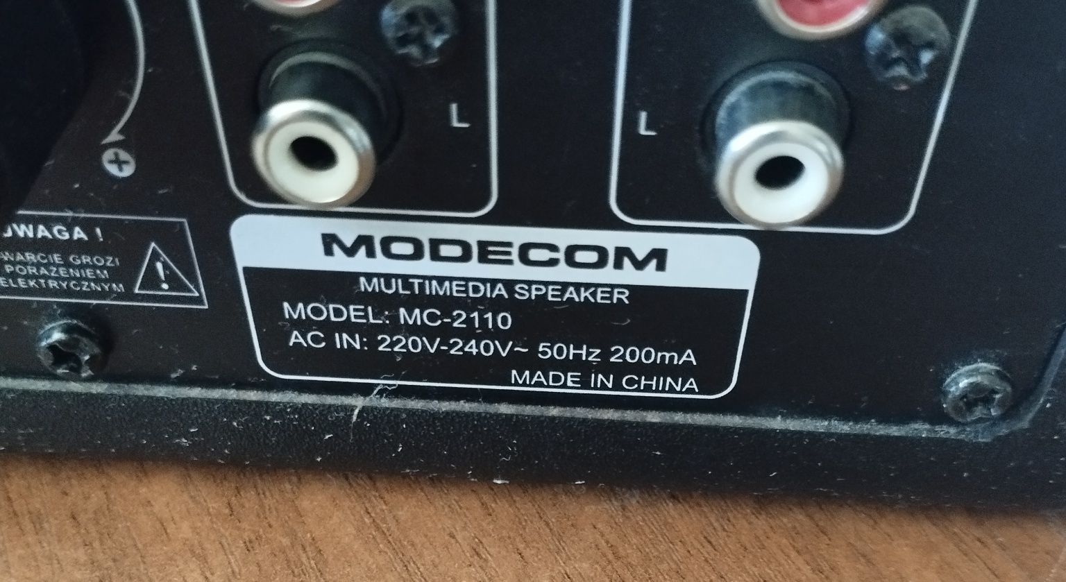 Głośniki MODECOM Mulimedia Speaker MC-2110