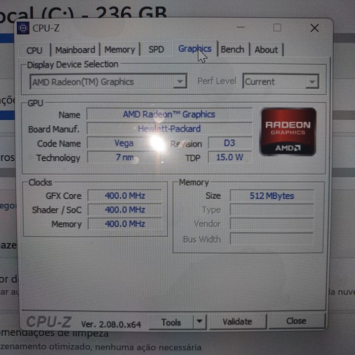 HP portátil muito bonito como novo Ryzen pro 5 16GB 256 GB
