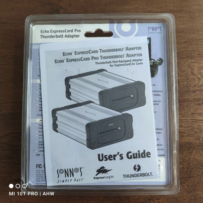 Sonnet Echo Pro ExpressCard 34 Thunderbolt 2 adapter Sony RME Firewire