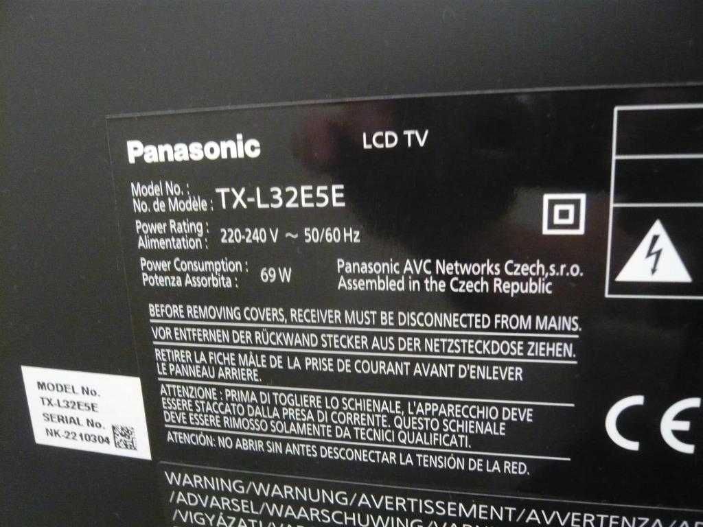 TV Panasonic Viera TX-L32E5E (Full HD)