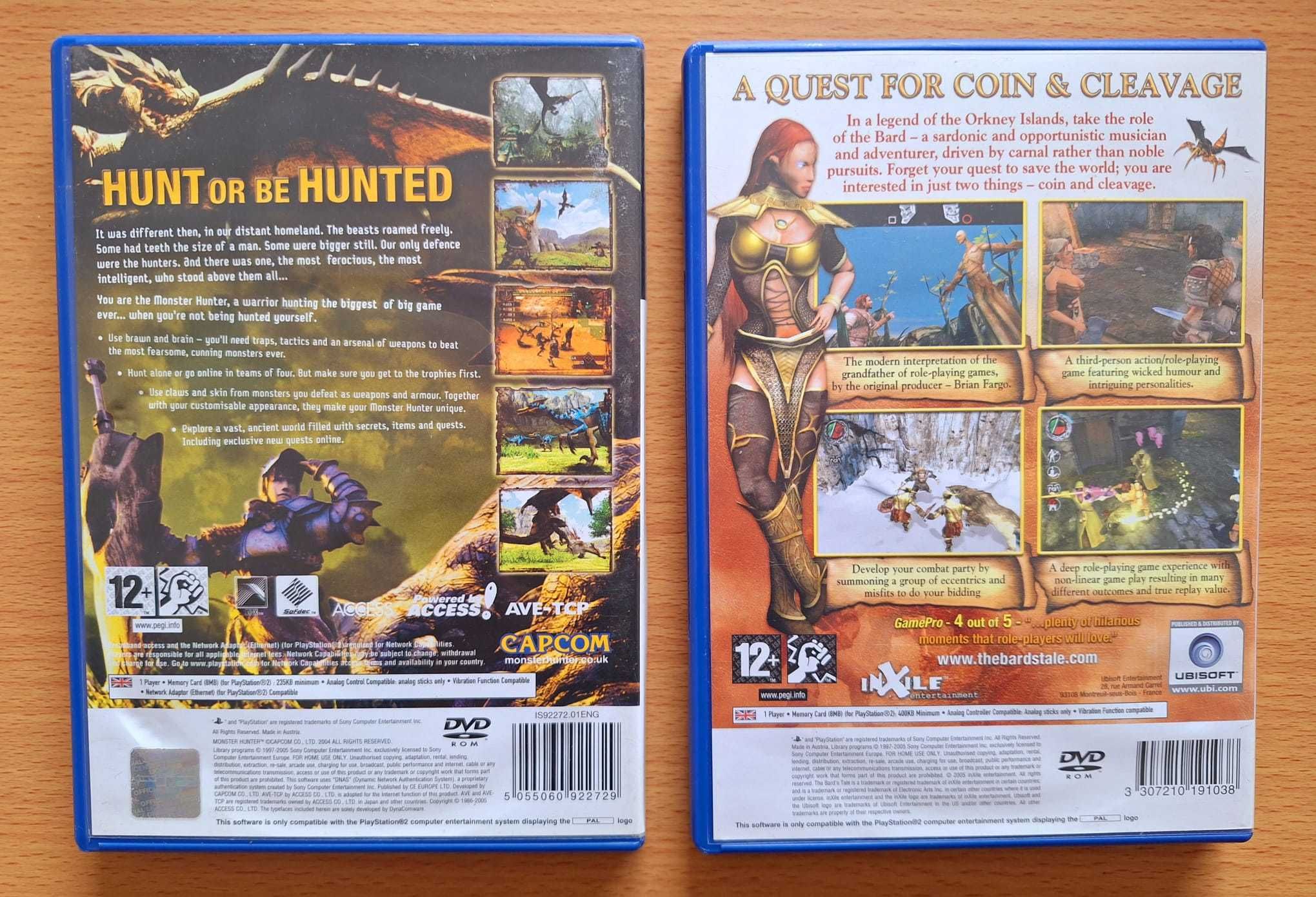 Monster Hunter & Bard's Tale (PlayStation 2, PS2)
