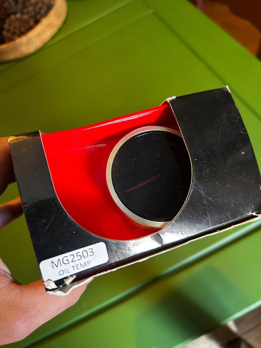 Manómetros Novos [Temperatura e Pressão de óleo] 7 cores aviso de pico