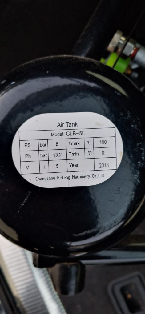 Mini kompresor 8bar, 220V 5L