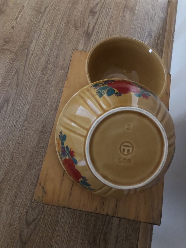 Miski 2 sztuki ceramiczne vintage