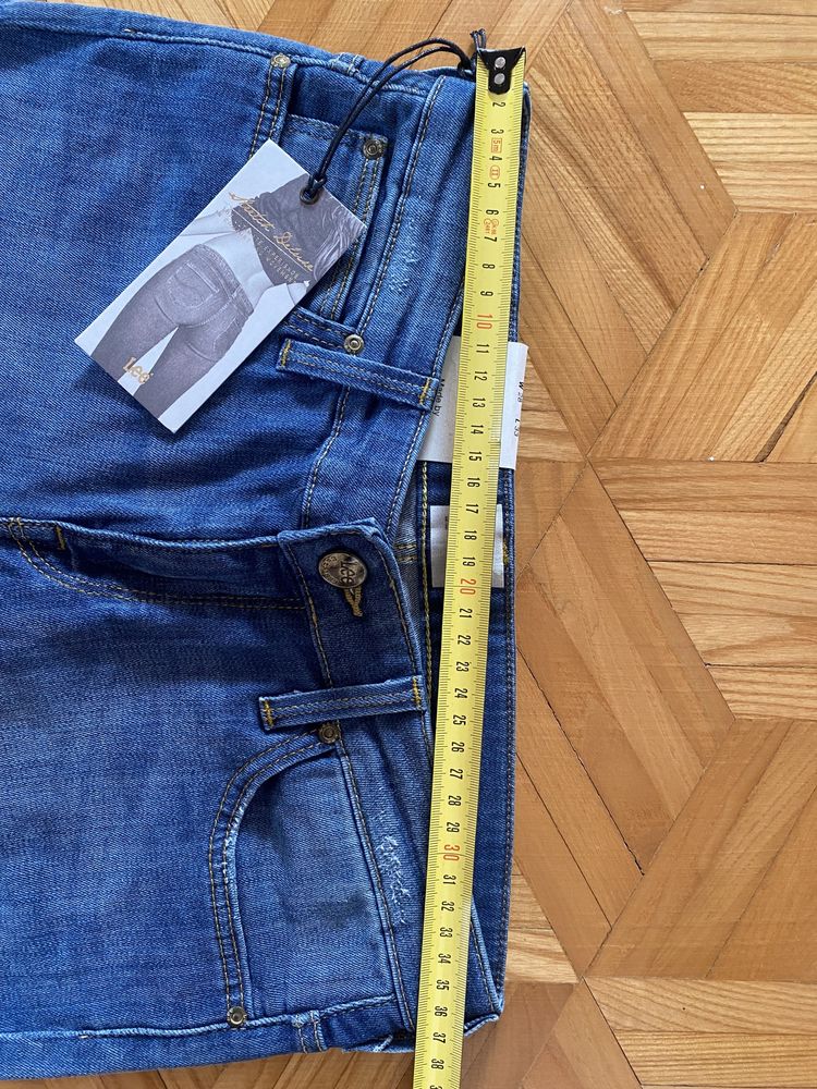 Spodnie rurki jeansowe Lee W28 L33 damskie jasne