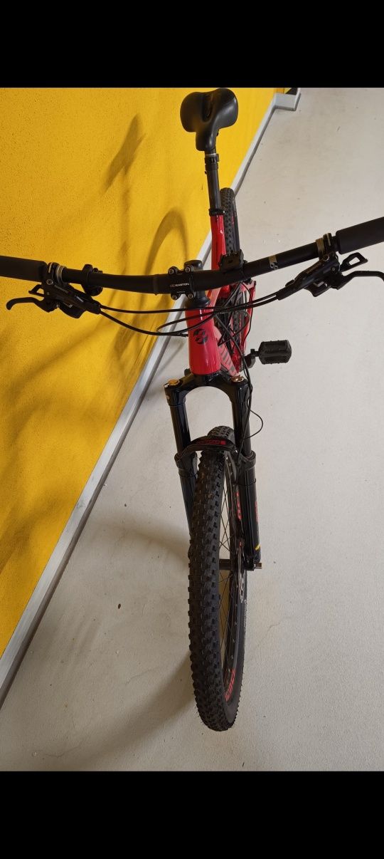 Rower MTB męski full, kola 27,5 Ghost rozmiar L dla 175-190cm, Deore