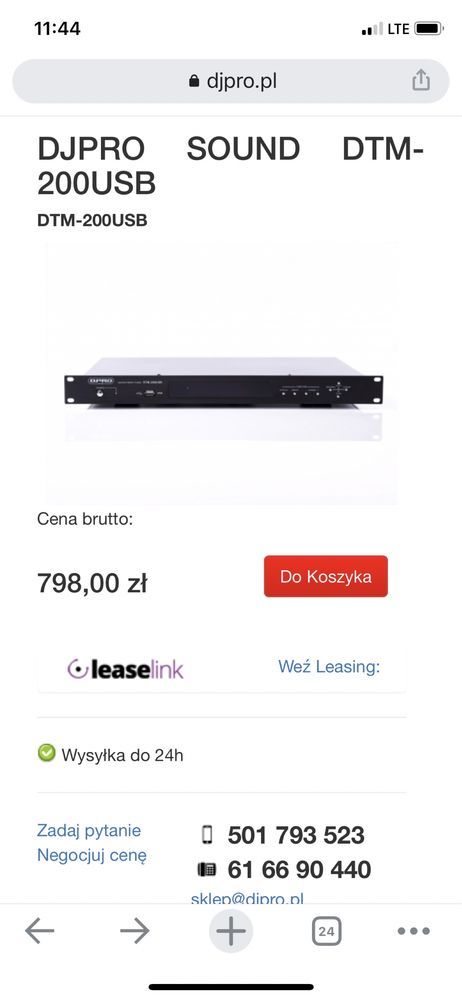 Tuner renomowanej firmy DJPRO