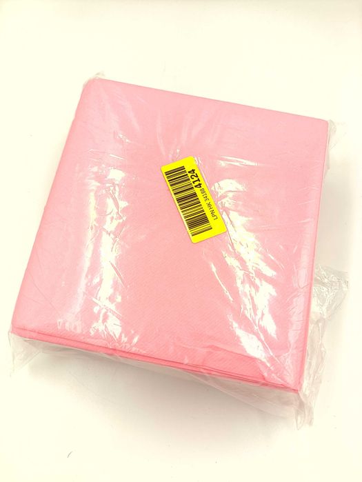 Serwetki stołowe 40x40 cm różowe 50 sztuk