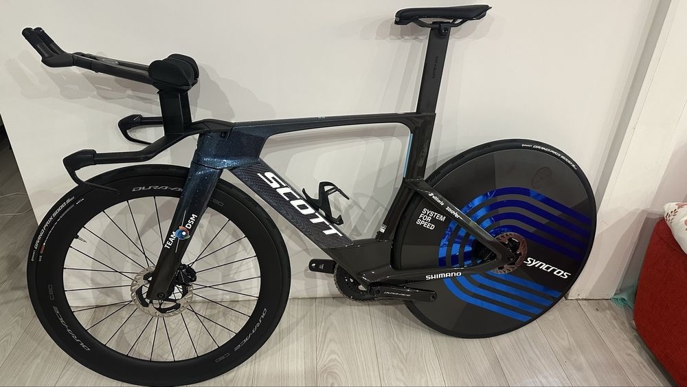 Rower Scott Plasma TeamDSM czasowy/triathlonowy Dura Ace 12s. Jak nowy