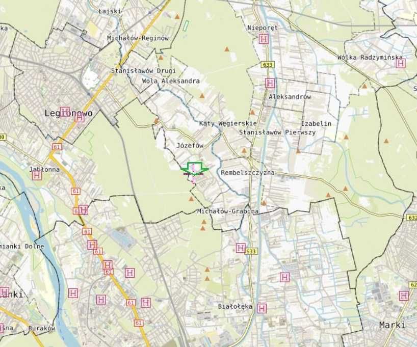 działki budowlane Józefów gm. Nieporęt