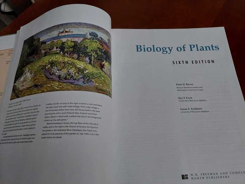 Livro “Biology of Plants” 6ª Edição - Impecável