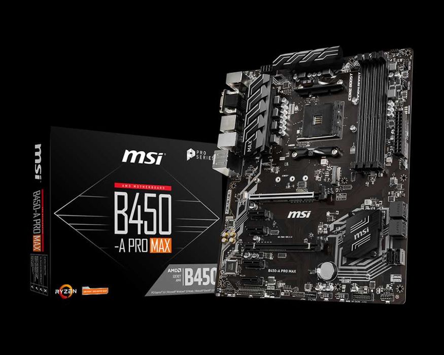 MSI B450-A PRO MAX na gwarancji (zakupiona 15.10.2025)