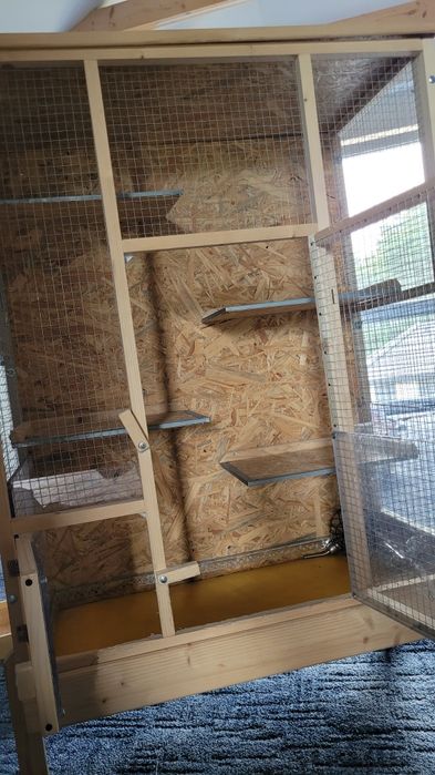 Woliera dla szynszyli, koszatniczki