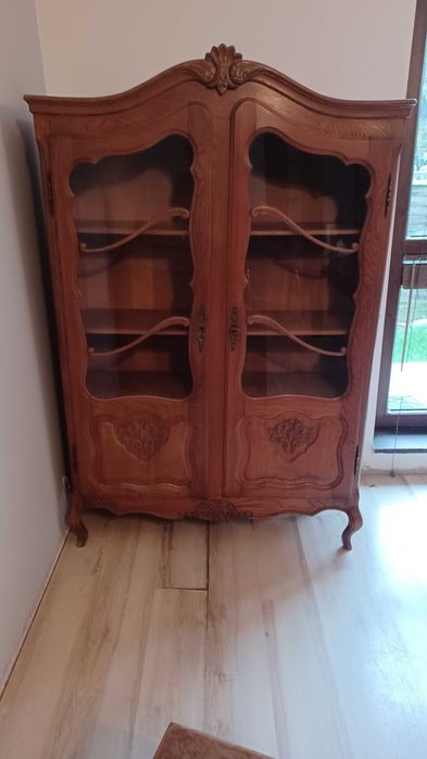 Mebel holenderski, przeszklona witryna, biblioteczka.