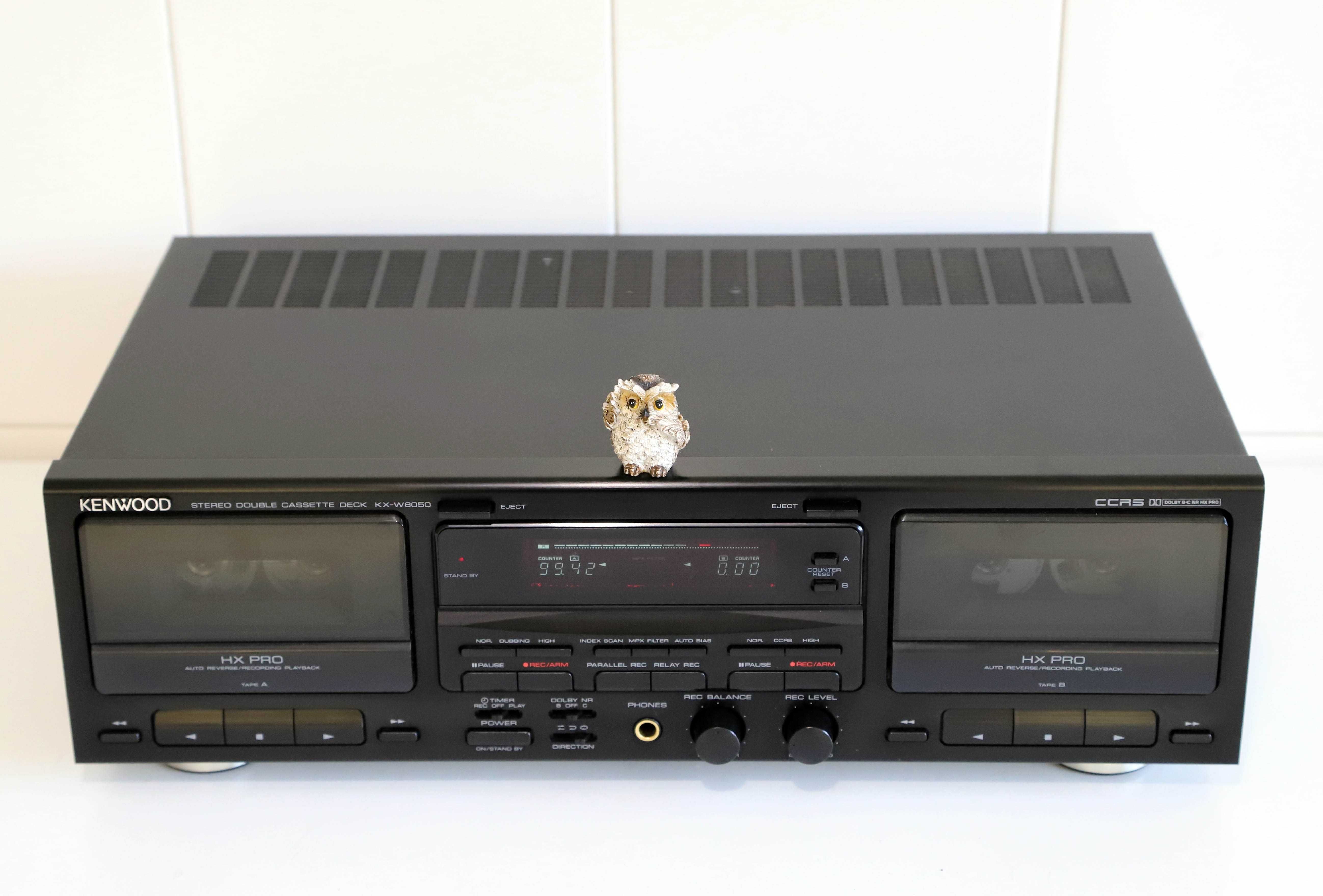 Kenwood KX-W8050 Tape Duplo Deck Cassetes Autoreverse