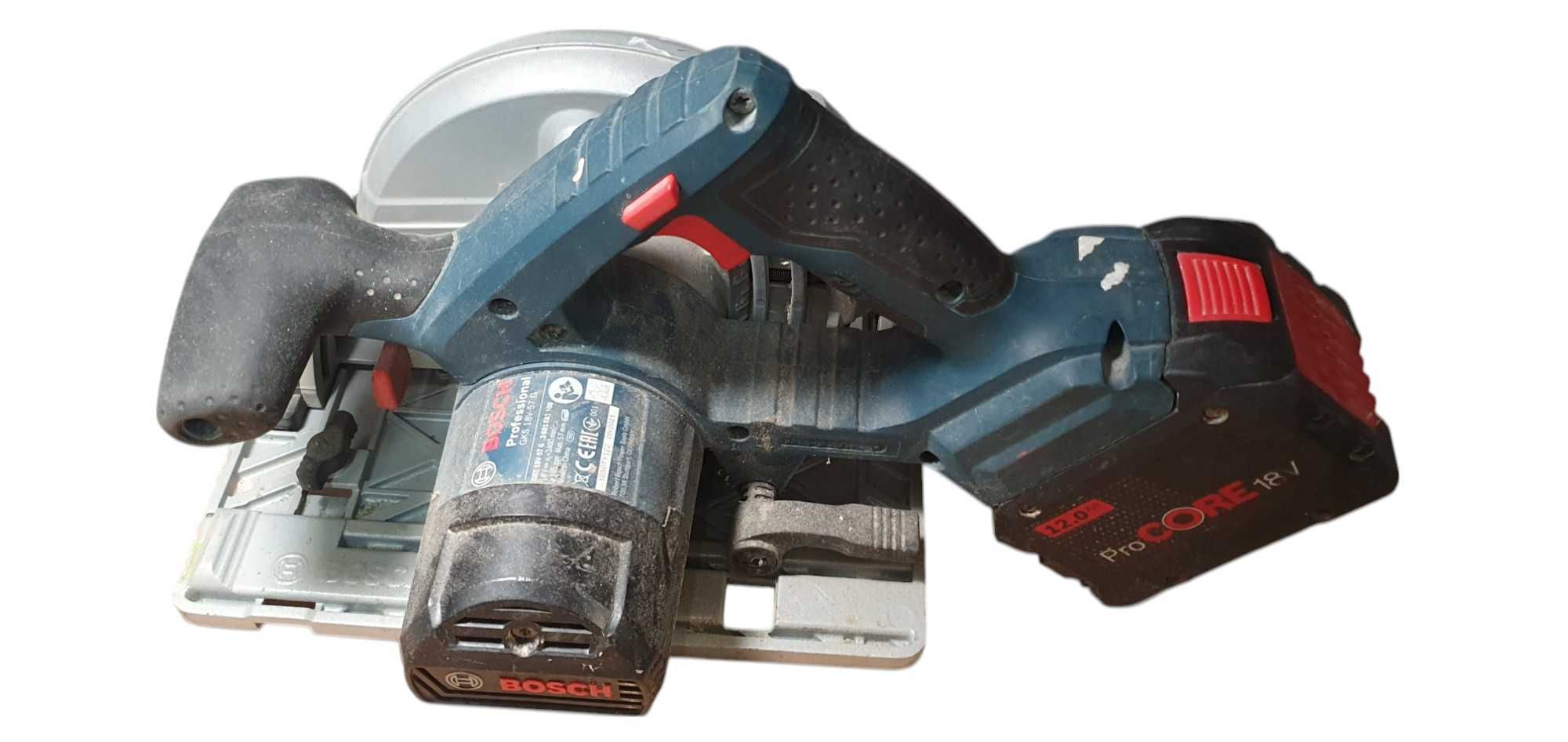 Pilarka Tarczowa GKS 18V-57G BOSCH ze stacja ładująca