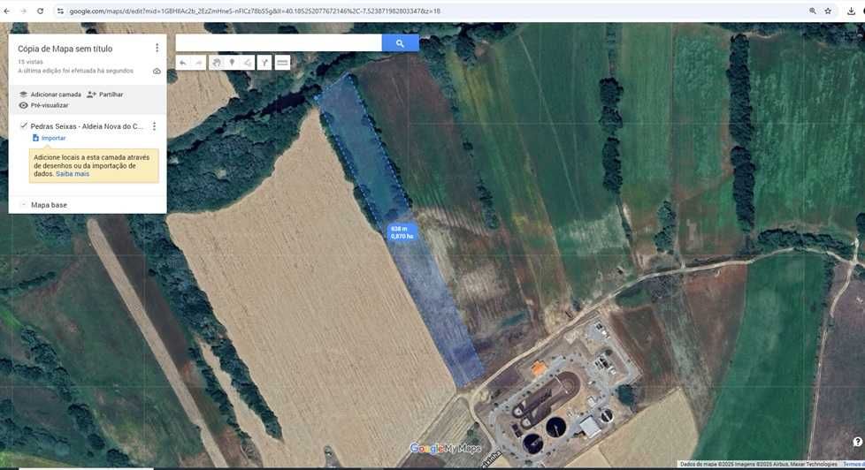 Terreno Rústico cerca de 1 ha