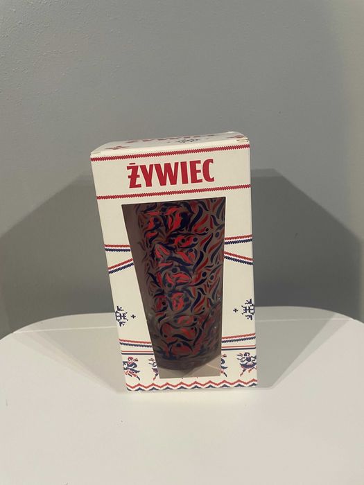 szklanka do picia akcesoria stołowe duza 400ml żywiec