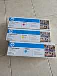Oryginalne tonery HP CB541A, CB542A, CB543A