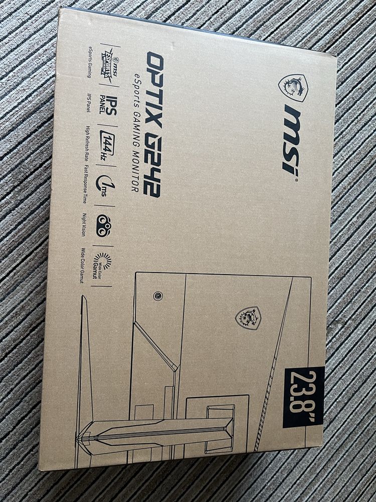 Монітор ігровий MSI Optix G242 Black