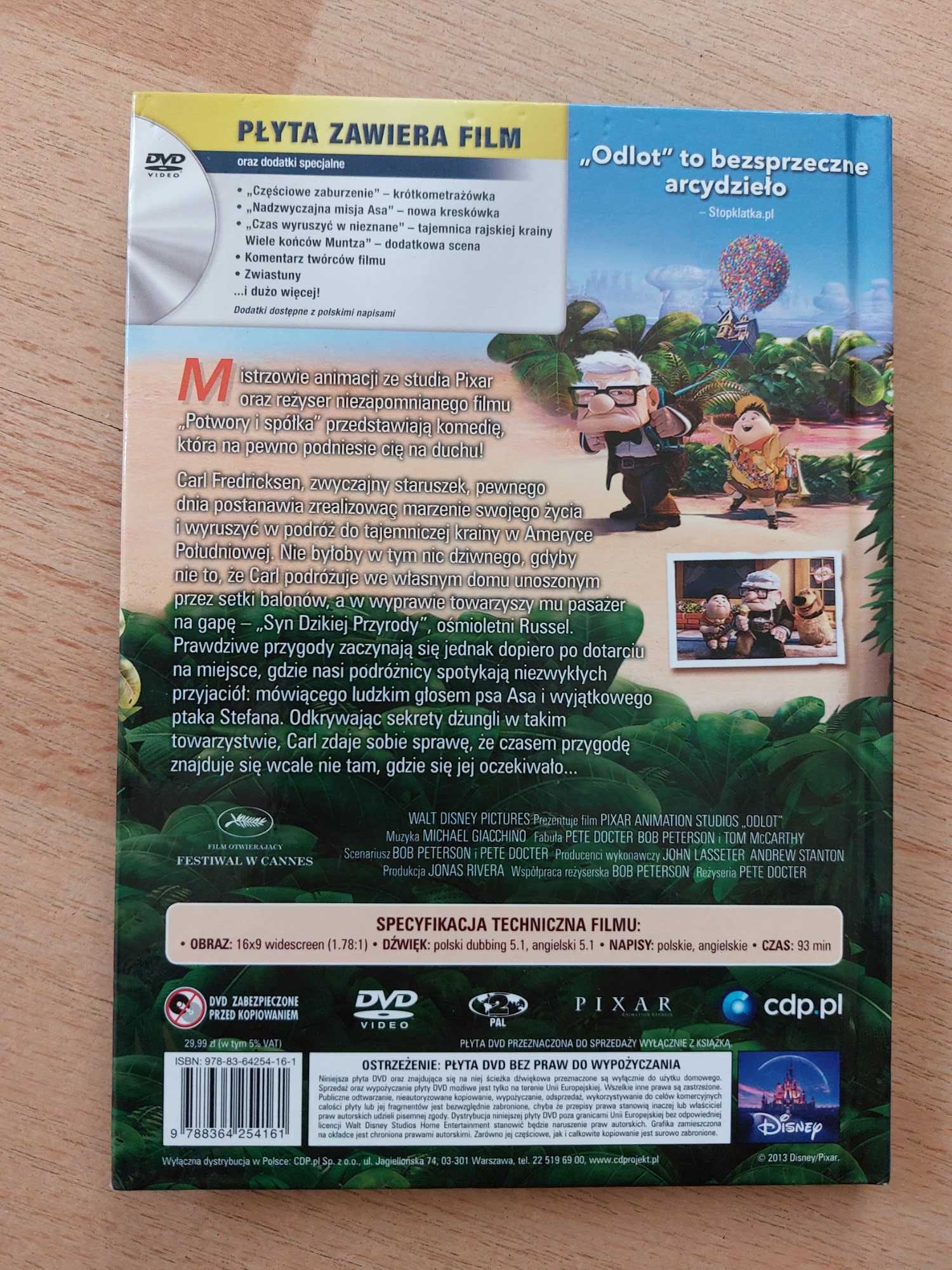 Film bajka DVD Pixar Odlot