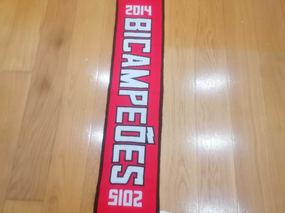 Cachecol Bicampeões - SLB Sport Lisboa e Benfica Bx6