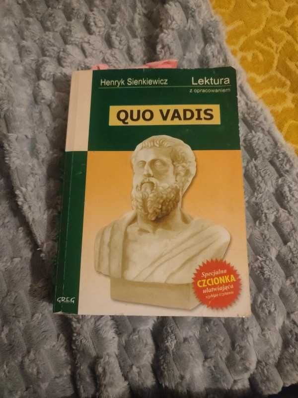książka Quo Vadis, Autor: Henryk Sienkiewicz. lektura