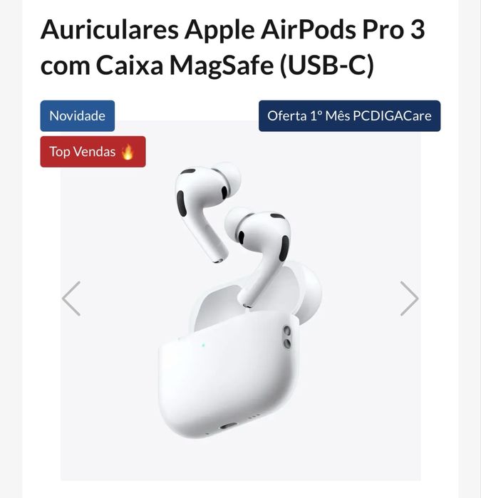 Airpods Pro 3 Novos