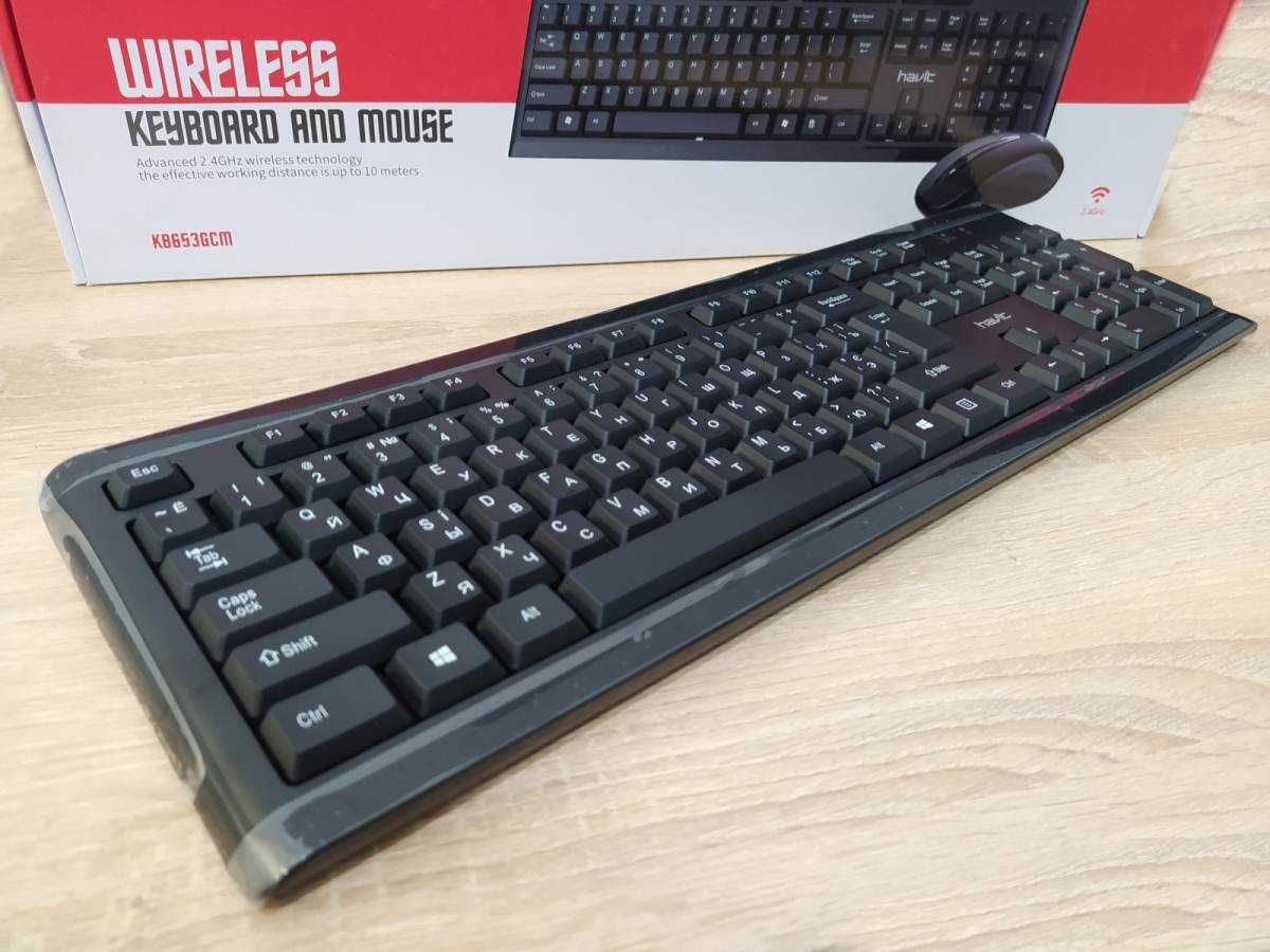 Бездротова клавіатура+мишка HAVIT HV-KB653GCM USB