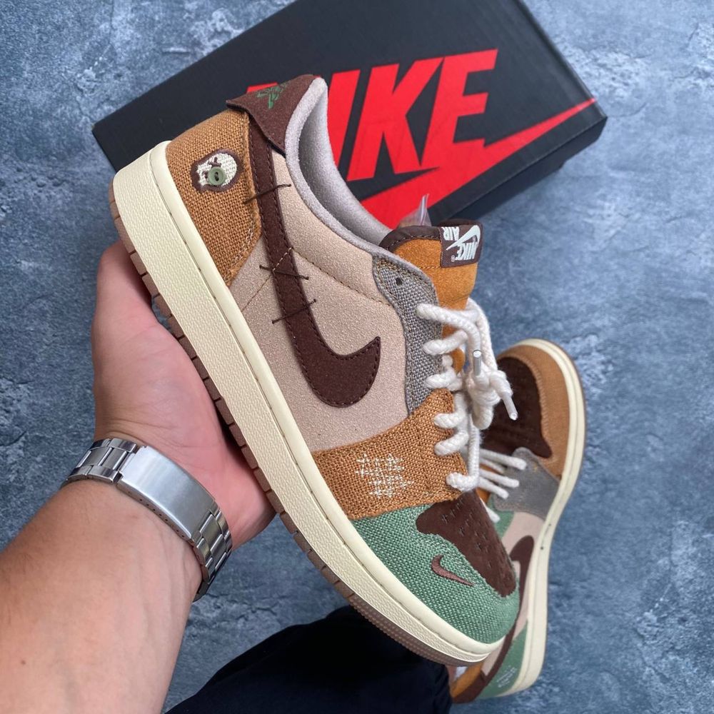 Кросівки Jordan 1 Retro Low OG Zion Williamson 'Voodoo' / найк данк