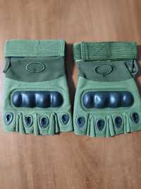 Тактические Перчатки с открытыми пальцами Tactics с защитой для косточ