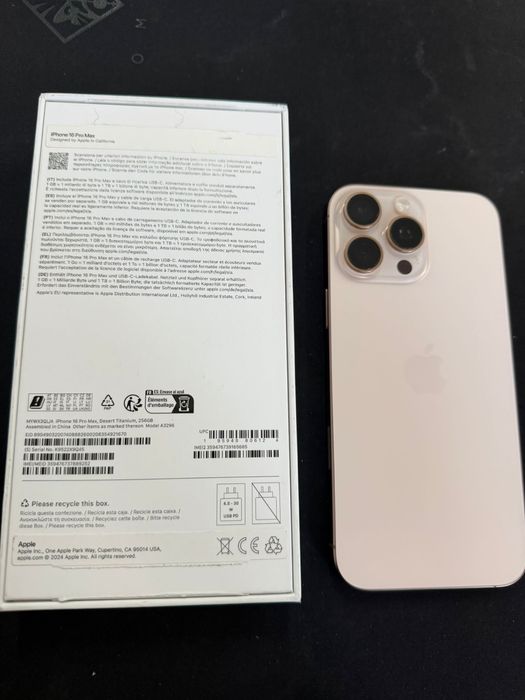 Iphone 16 Pro Max Desert Titanium 256GB