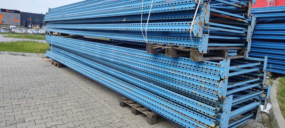 Regał magazynowy, Regały paletowe wys. 4,30m,7m,10.5m, nośność 3x750kg