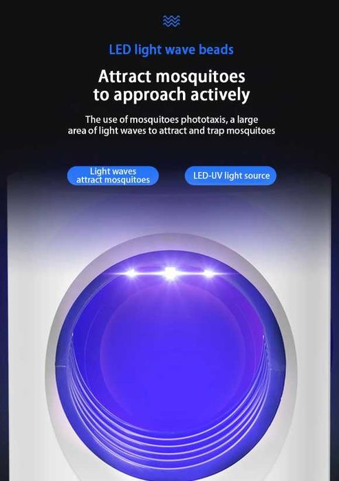 USB UV Killer Led - mosquitos e voadores