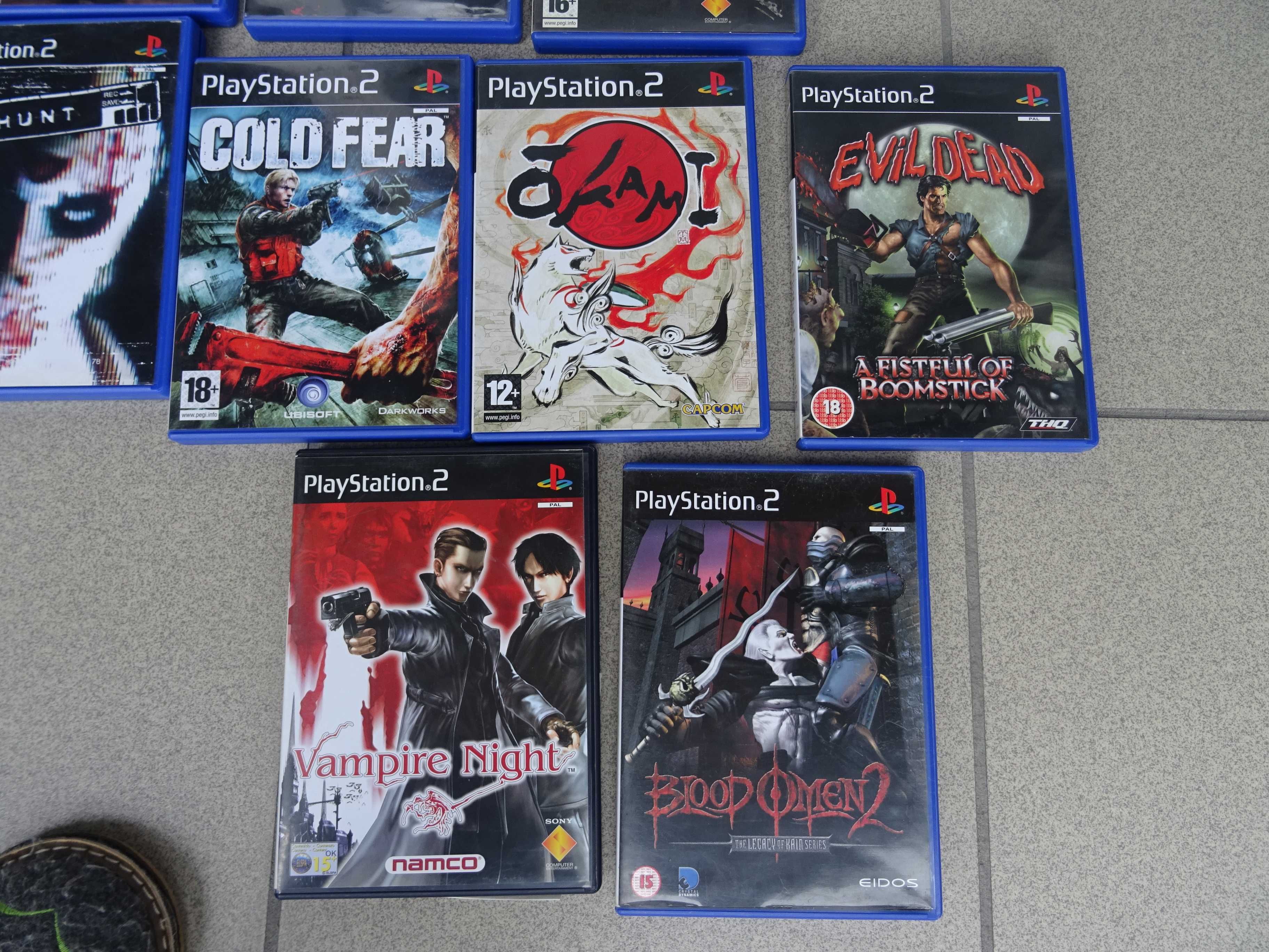 Gry Ps2 Cold Fear Okami Evil Dead Blood Omen 2 Vampire Night