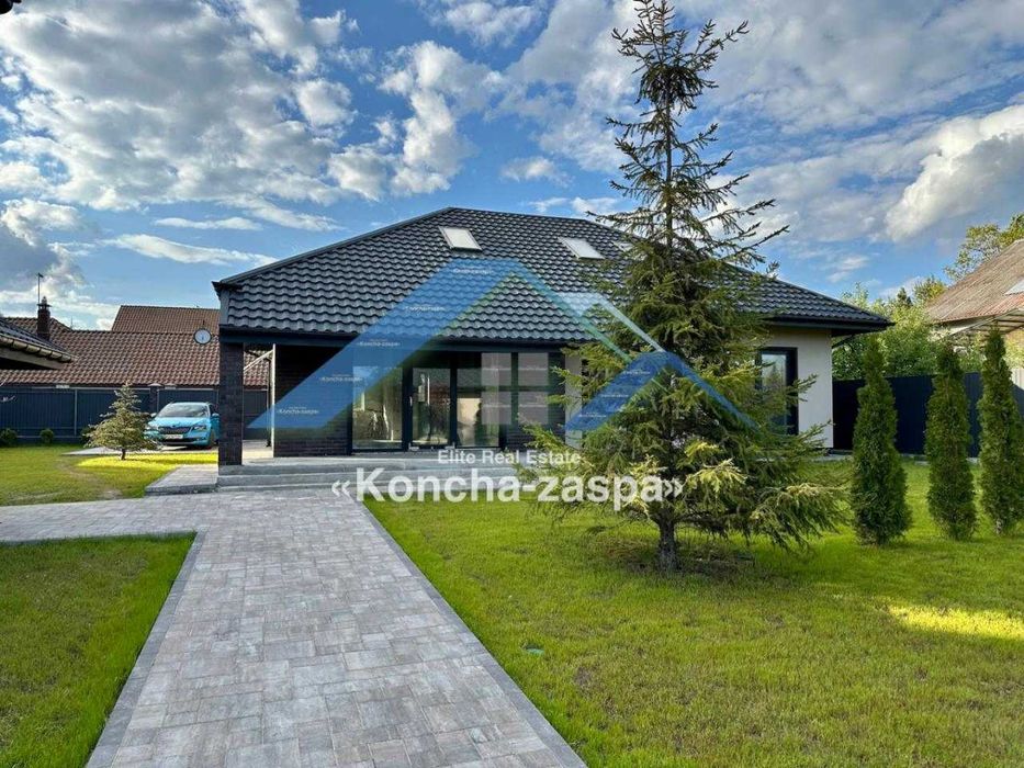 Конча Заспа. Новый дом рядом с рекой в Козине