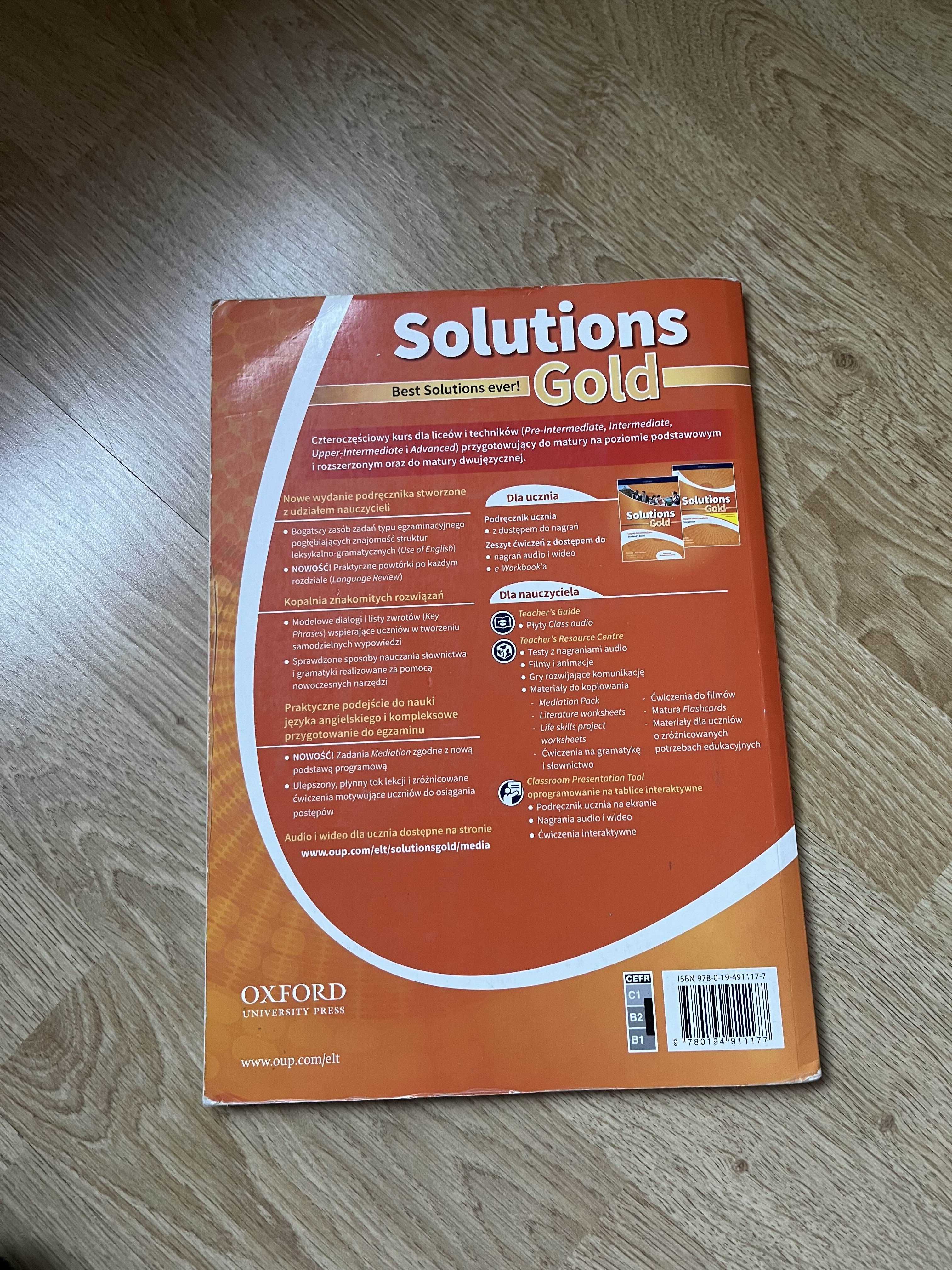 Solutions Gold upper-intermediate Ćwiczenia