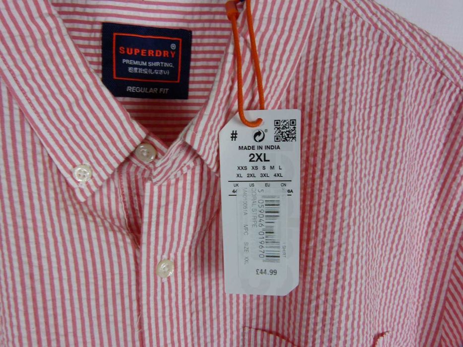 SUPERDRY koszula bawełna / 2XL z metką