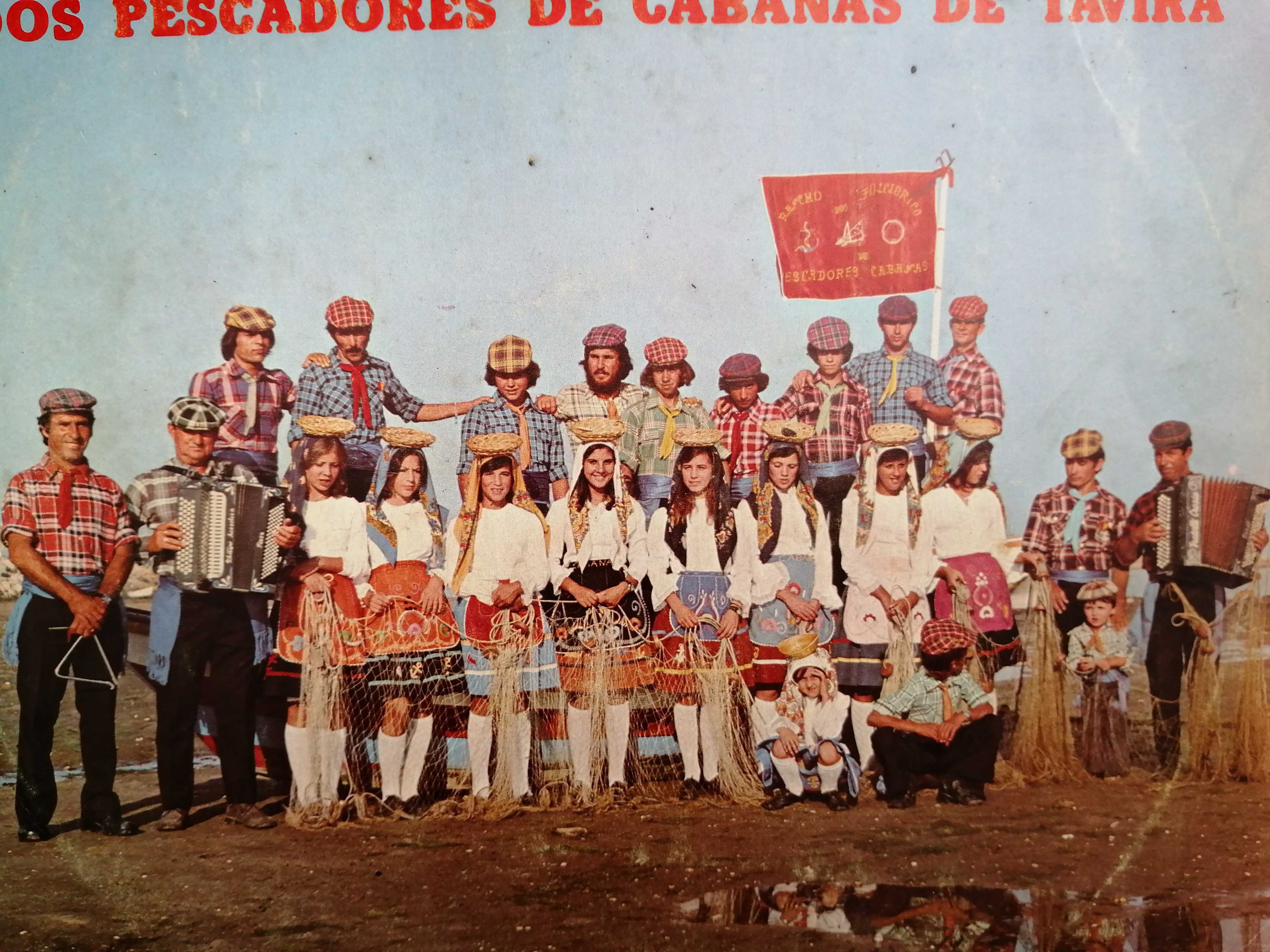 lp vinil , rancho folclorico , pescadores cabana tavira 1977