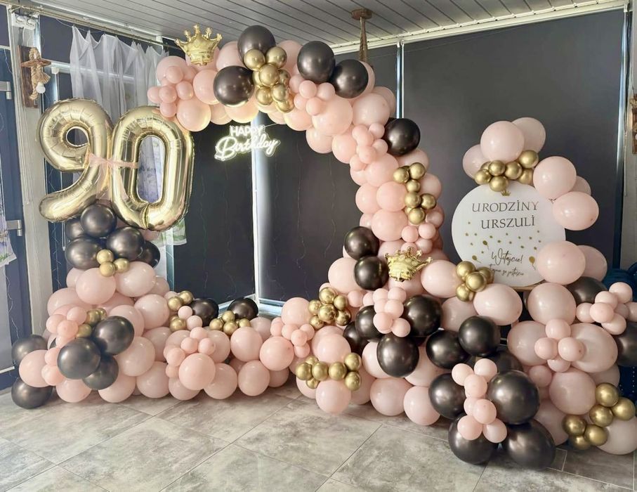 Ścianka balonowa balony hel