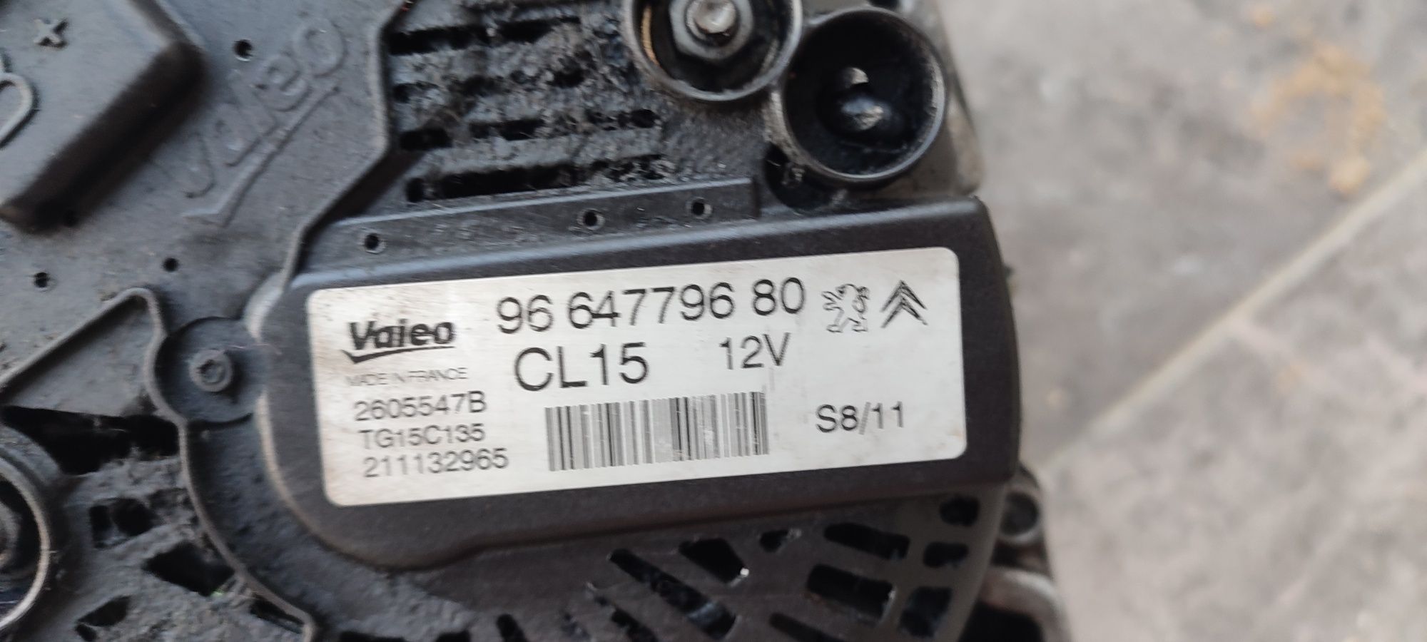 Alternator Peugeot Citroen 1.6 Hdi