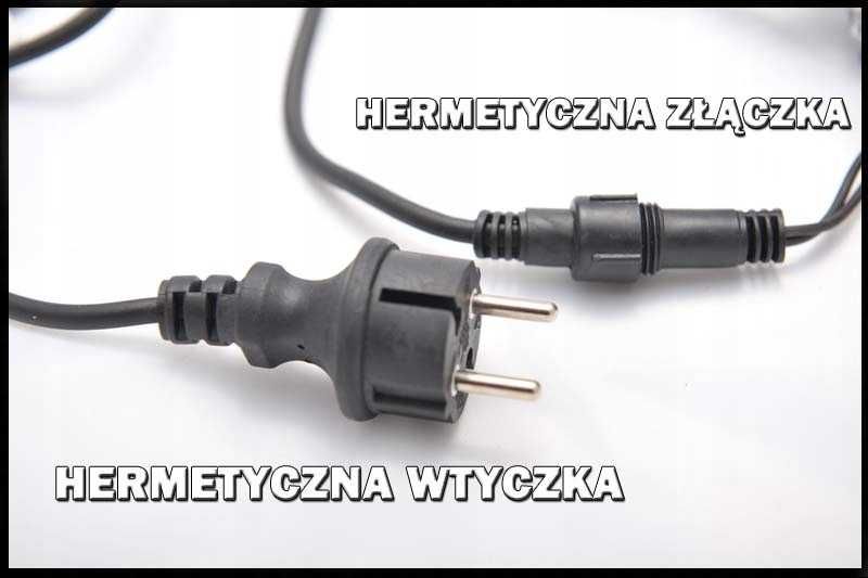 Lampki ŚWIATEŁKA na choinkę 1000 LED na szpuli biały zimny+flesh 61,5m