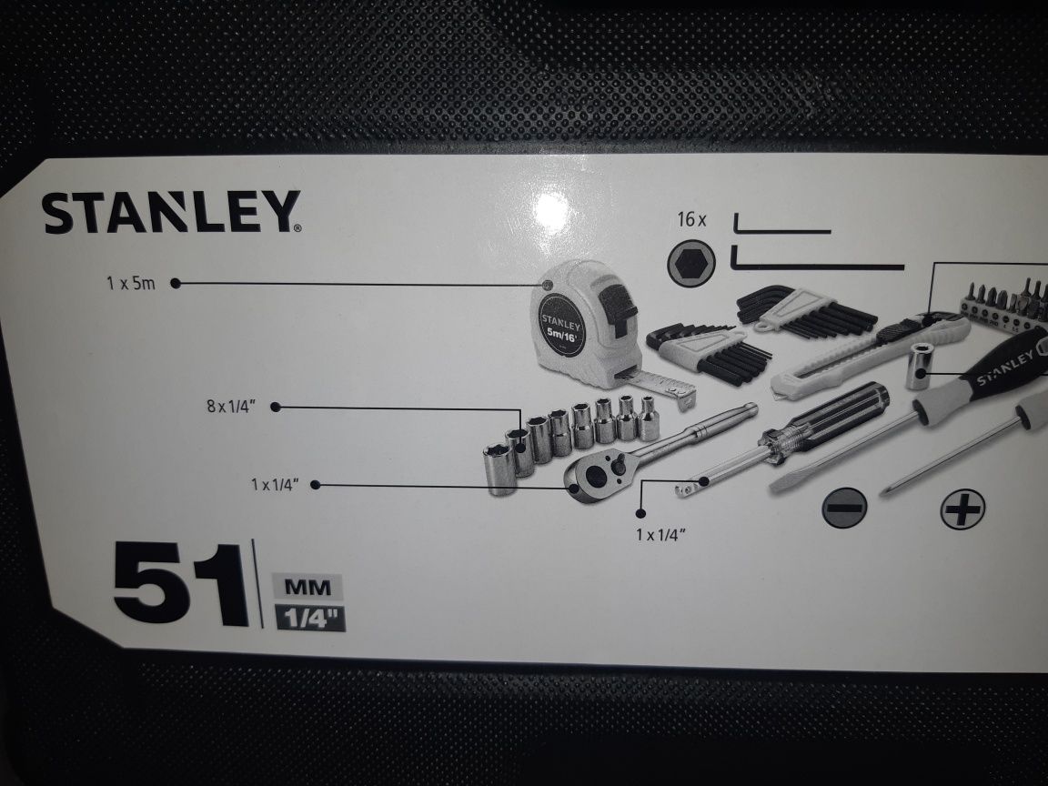 Zestaw narzędzi Stanley. 51 elementów