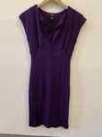 Vestido Mango S Roxo justo e elegante