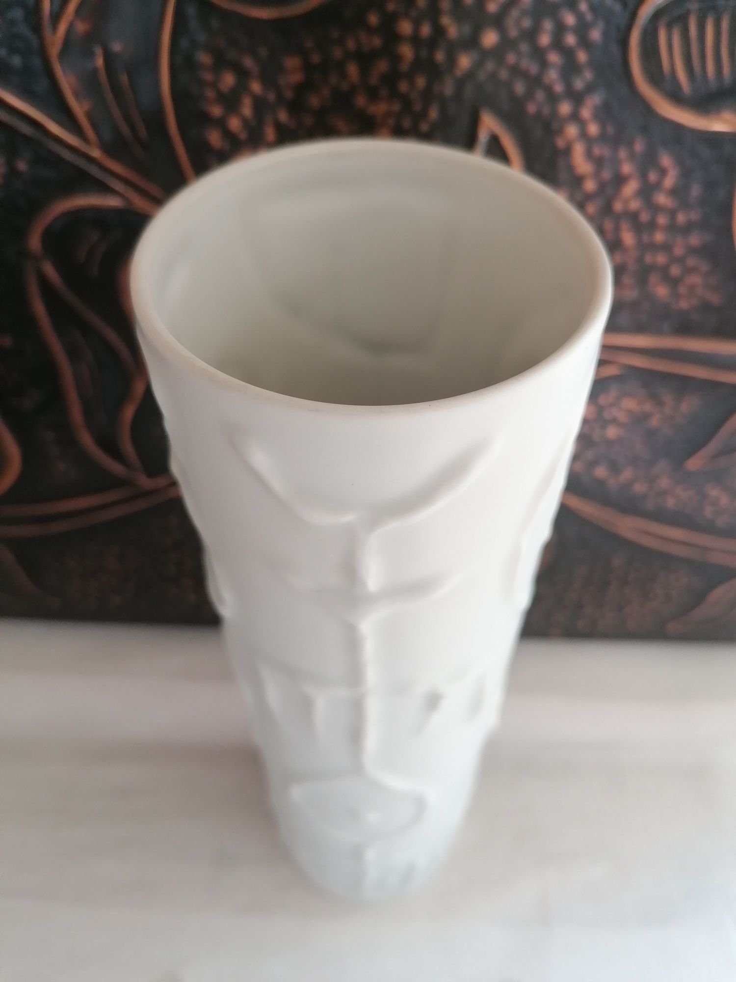 Duży piękny porcelanowy biskwitowy wazon Rosenthal