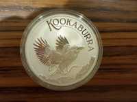 Moeda 1 Dólar "Kookaburra" 2024 Austrália, 1oz